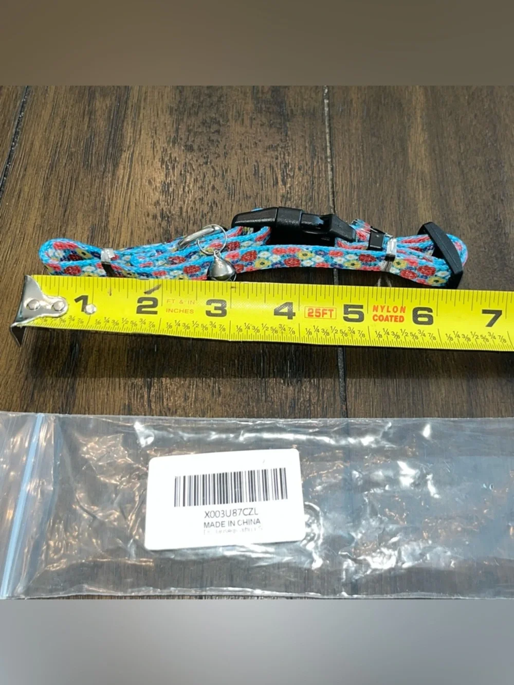 Cat Collar - Beautiful Bright Colored Floral Collection w/ Bell: New w/ Tags
